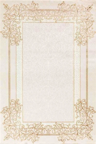 Dinarsu Halı Oval Halısı 150x233 Gold GD002 060 Krem