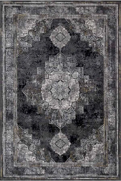 Dinarsu Halı Yolluk Halısı 80x300 Arora 34678 090 Gri