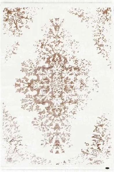 Dinarsu Halı Oval Halısı 80x150 Gold GD006 660 Krem