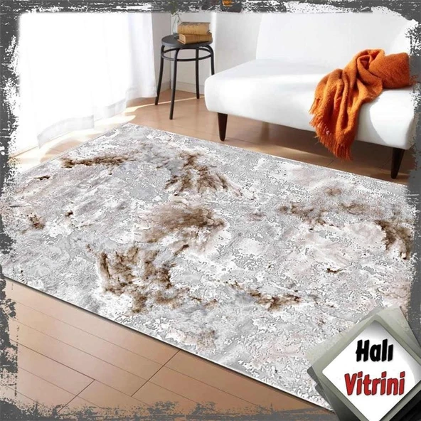 Dinarsu Halı Yolluk Halısı 100x300 Electra 31973 080 Kahverengi Açık - 2