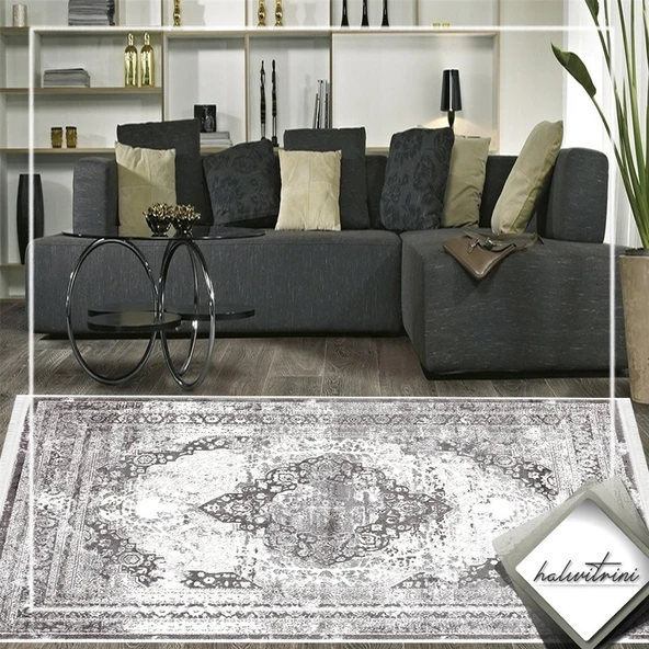 Dinarsu Halı Oda Halısı 150x233 Gold GD014 095 Gri - 2
