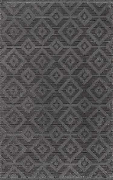 Dinarsu Halı Tarz Koleksiyonu 63374 096 Gri Gri 80 x 150 cm