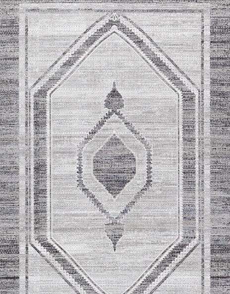 Dinarsu Halı Almeras Koleksiyonu 37502 096 Gri Gri 80 x 150 cm