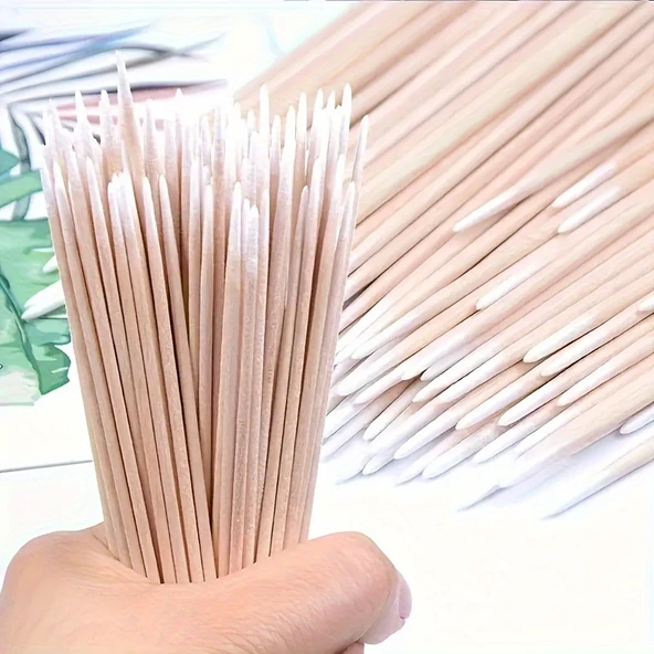 Mikro Bıçak Pamuklu Kulak Çubuğu - 300 Adet - 10cm