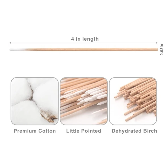 Keskin Uçlu Pamuklu Kulak Çubuğu - 3000 Adet - 7cm - 5
