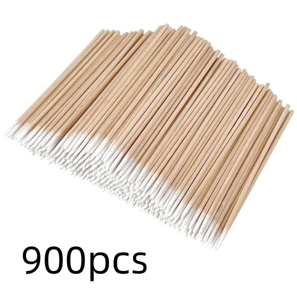 7cm Hassas Uçlu Pamuklu Çubuk - 900 Adet Beyaz Tek Uç