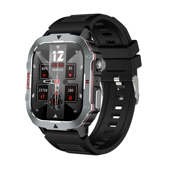 C30PRO Akıllı Saat - Siyah - Bluetooth Arama