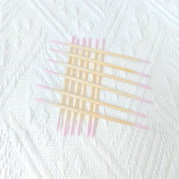 Pembe Tek Kullanımlık Mikro Uygulayıcı Fırça - 300 Adet - 7cm - 4