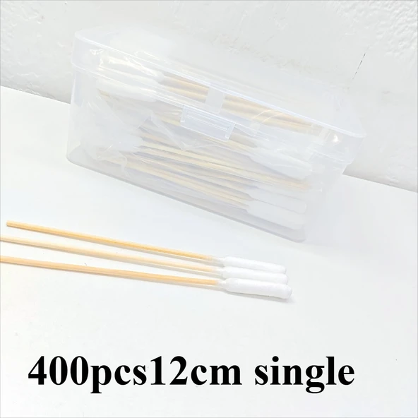 Bambu Saplı Pamuklu Kulak Çubuğu - 12cm - 400 Adet