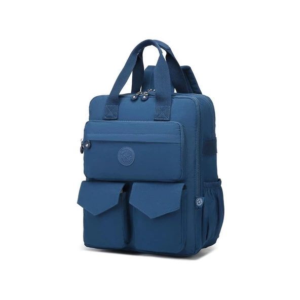 Smart Bags Büyük Boy Krinkıl Kumaş Sırt Çantası Smart Bags 1175 - Resim 2