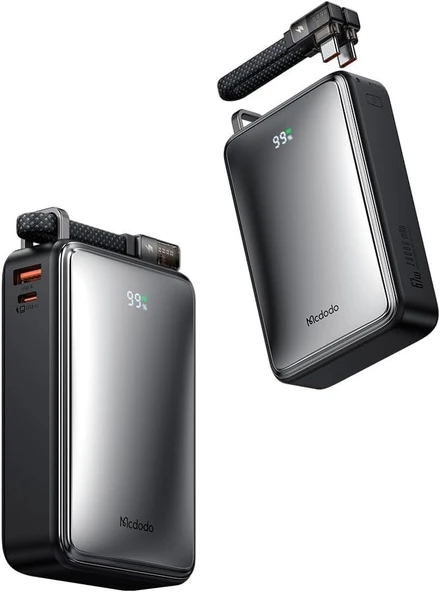 Mcdodo Mc-4331 67W 20.000 Mah Ultra Mini Şarjli Powerbank, Siyah
