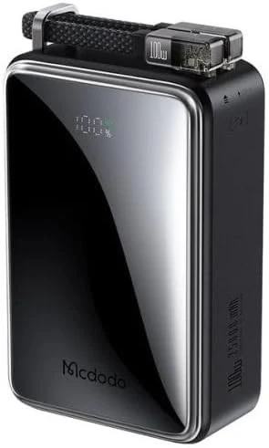 Mcdodo MC-0561 100W 25000mAh Dijital Ekranlı Powerbank - Siyah ürün görseli