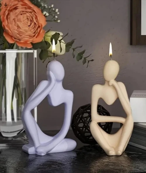 SANATSAL SOYUT DÜŞÜNEN İNSANLAR OBJESİ