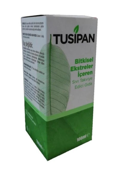 TUSİPAN BİTKİSEL ŞURUP 100 ML