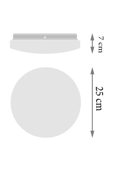 Ledvace Led Plafonyer 18W 6500K 1350lm IP44 Beyaz Işık Armatür - 10