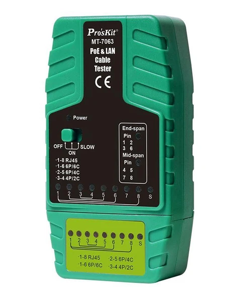 Proskit MT-7063 Poe Lan Kablo Test Cihazı ürün görseli 1