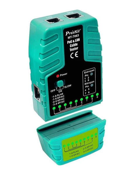 Proskit MT-7063 Poe Lan Kablo Test Cihazı - Resim 2