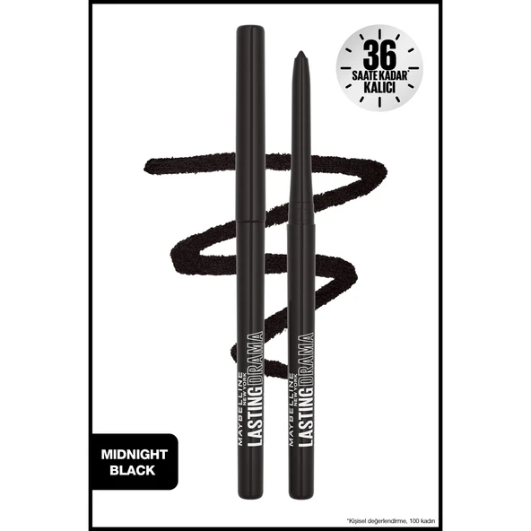 Maybelline New York Lasting Drama Automatic Liner Göz Kalemi - Midnight Black ürün görseli 1