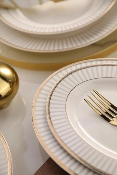 Kütahya Porselen Bone Kalipso Yemek Takımı 27 Parça 6 Kişilik - 3