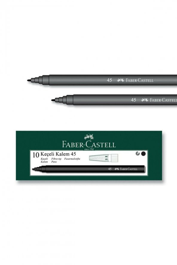 Faber-Castell Keçeli Boya Kalemi SİYAH