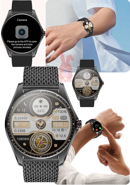 Bunnys Xiaomi Redmi Note 9 Uyumlu Akıllı Saat Ultra İnce Konuşma Özellikli 2025 ürün görseli