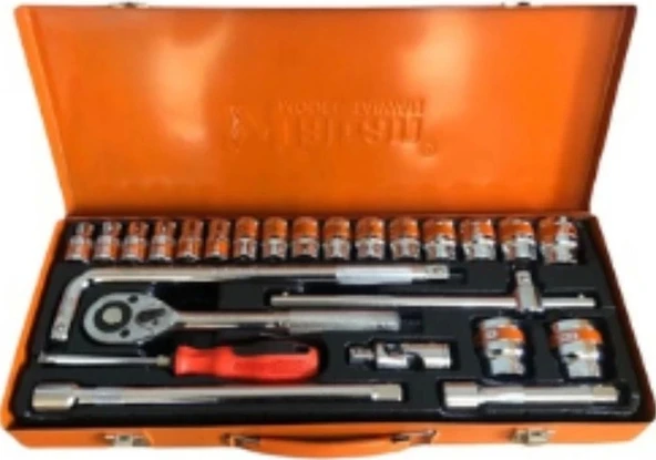 Lokma Takımı 25 Pcs Parça Seti Metal Çantalı