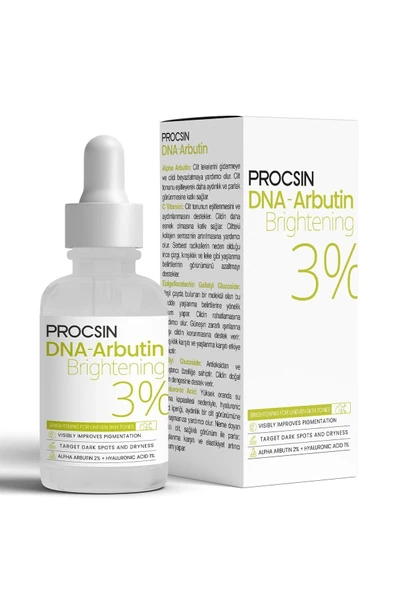 PROCSIN Dna-arbutin Koyu Leke Karşıtı Cilt Tonu Düzenleyici Ve Aydınlatıcı Serum 30 ml - 2
