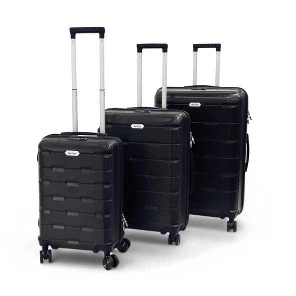 Biggdesign Moods Up 3'lü Valiz Seti, TSA Kilitli, ABS Gövde, Siyah - 2