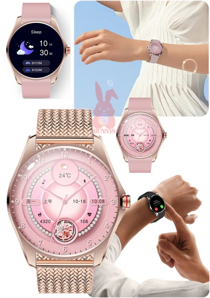 Bunnys Samsung Galaxy M53 Uyumlu Akıllı Saat Ultra İnce Konuşma Özellikli 2025 ürün görseli