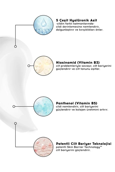 Moisturizer | Su Bazlı Nemlendirici Yüz Kremi Cilt Tonu Eşitleyici Aydınlatıcı | Tüm Cilt Tipleri - 3