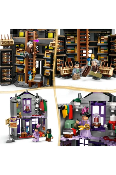 LEGO   Harry Potter™ Ollivanders ve Madam Malkin'in Cübbe Dükkanı 76439 - 8+ Oyuncak Yapım Seti (744P) - 6