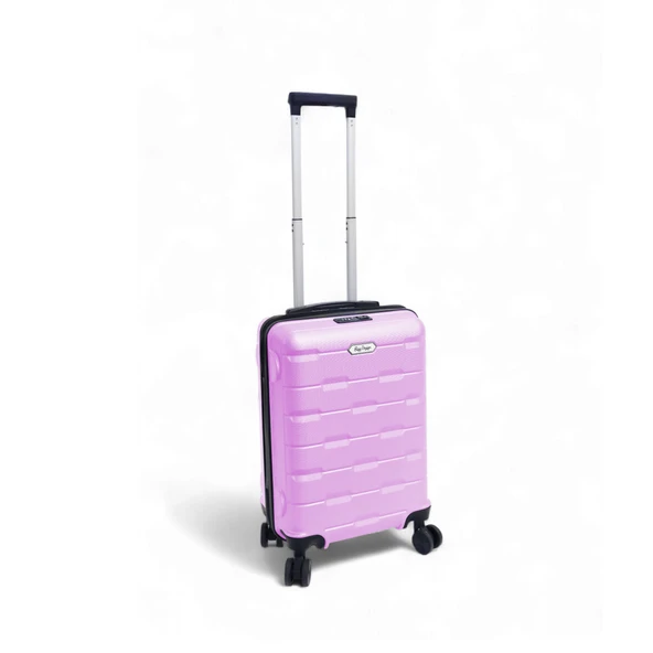 Biggdesign Moods Up TSA Kilitli 20" ABS Gövdeli Valiz  | Kabin Boy-Pembe