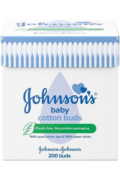 Johnson's Baby Kulak Temizleme Çubuğu 200 Adet