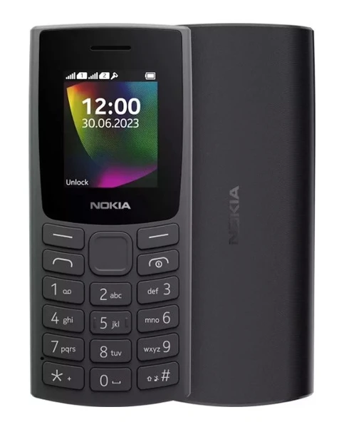 Nokia 106 2023  (Nokia Türkiye Resmi Distribütör Garantili) Siyah