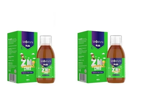 Venatura Kids Çinko Şurup 100 ml 2 Adet