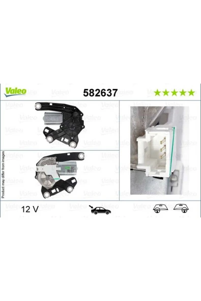 Valeo 582637  SİLECEK MOTORU ARKA RD Right Door CITROEN Dispatch I