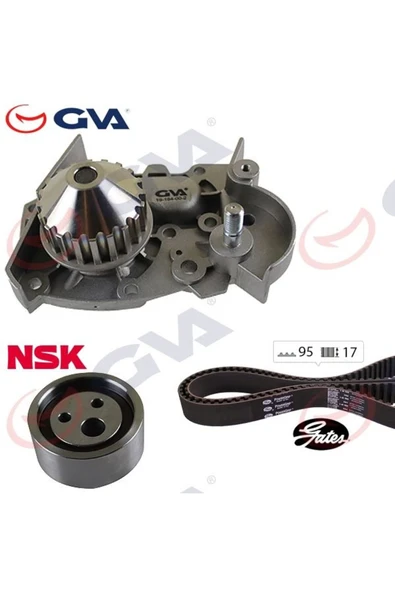 GVA 59WPK1411 DEVİRDAİMLİ EKSANTRİK GERGİ SETİ (095×170) CLIO I - ürün görseli 1