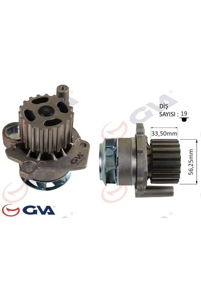 GVA 5275334 Devirdaim Caddy-golf 5-jetta-passat-polo-transporter T5-fabıa-octavıa-ıbıza 1.9tdı Axb-bjb-bxe 04-10
