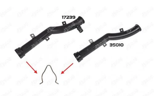 Ibras 17192  Devirdaim Borusu Segmanı Peugeot 207-208-308 1.4-1.6 16V 2008-3008-508-5008-Partner Tepee-Rcz 1.6