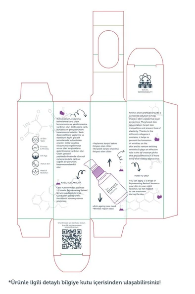 The Purest Solutions %1 Retinol + Ceramide Rejuvenating Retinol Serum 30 ml - 2