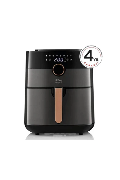 Arzum Siyah   Airtasty  siyah XL Air Fryer Sıcak Hava Fritözü 8 Program - 4