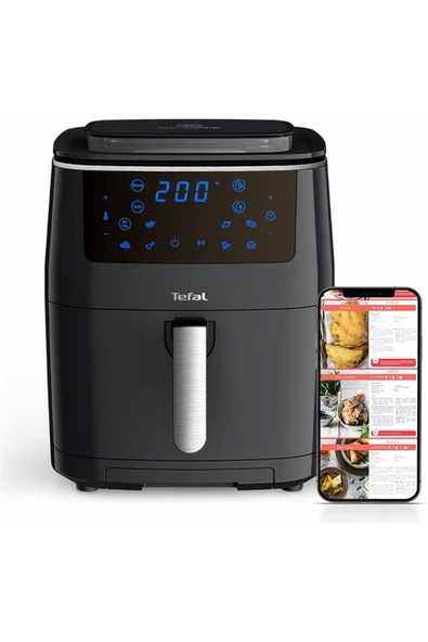TEFAL Yağsız Fritöz Airfryer 6,5 Litre Kapasite Hava Ile Kızartma & Izgara & Buharlı Pişirme -