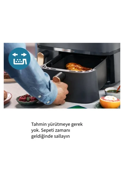 Philips Yeni Çift Hazneli Airfryer - 5