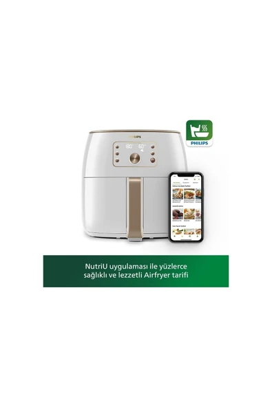 Philips Fritöz Airfryer Xxl Hd9870/20 Smart Sensing Star White - Aksesuar Hediyeli 5038seri