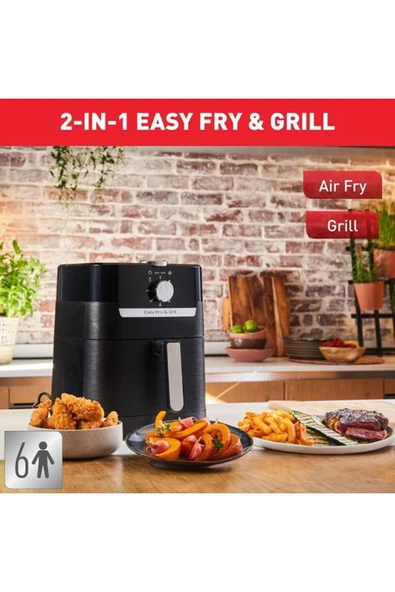 TEFAL Easy Fry & Grill Yağsız Fritöz Airfryer 4,2 Litre Kapasite Hava ile Kızartma & Izgara - 5
