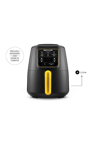 Karaca Air Pro Cook Köz XL Airfryer Black Gold - 3