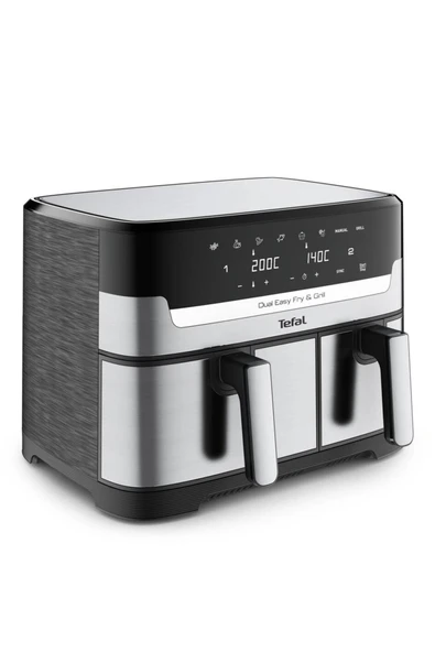 TEFAL Easy Fry Dual Az Yağlı Fritöz - 8.3L - 4