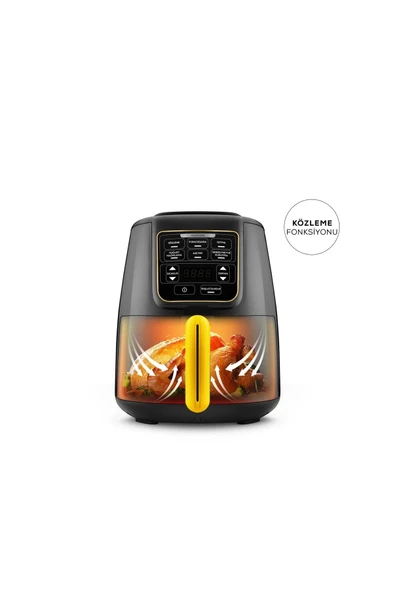 Karaca Air Pro Cook Köz XL Airfryer Black Gold