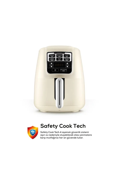 Karaca Air Pro Cook Köz XL Airfryer Black Gold - 6