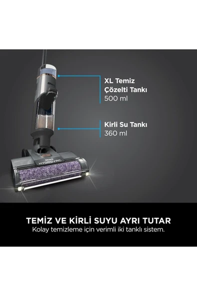 Shark Hydrovac Pro Islak&kuru Şarjlı Silme ve Süpürme Makinesi Xl Shark Ninja - 5